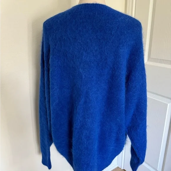 Ann Andelman Blue Alpaca Sweater NWOT - Picture 4 of 6